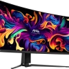 Msı 34.18 Mag 341Cqp Qd-Oled 3440X1440 (Uwqhd) 21:9 Curve 1800R Qd-Oled 175Hz 0.03Ms Adaptıve-Sync Gamıng Monıtor