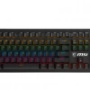 MSI FORGE GK300 RED SWITCH RGB MEKANIK GAMING KLAV