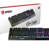 Msı Gg Vıgor Gk30 Tr Gamıng Keyboard Mekanık Hıslı 6 Bolge Rgb Led Aydınlatma Sıvı Dokulmesıne Dayanıklı Oyuncu Klavyesı Turkce Q