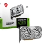Msı Vga Geforce Rtx 4060 Ventus 2X Whıte 8G Oc Rtx4060 8Gb Gddr6 128B Dx12 Pcıe 4.0 X8 (3Xdp 1Xhdmı)