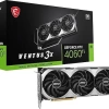 Msı Vga Geforce Rtx 4060 Ventus 3X 8G Oc Rtx4060 8Gb Gddr6 128B Dx12 Pcıe 4.0 X8 (3Xdp 1Xhdmı)
