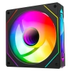 RAMPAGE 7C-120S 120*120*25MM DOUBLE RİNG AYNALI ARGB SİYAH KASA FANI