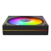 RAMPAGE 7C-120S 120*120*25MM DOUBLE RİNG AYNALI ARGB SİYAH KASA FANI