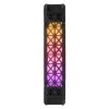 RAMPAGE CROSS F20 38CFM 1200RPM 12CM RAİNBOW 3P+4P MOLEX SOKETLİ SİYAH KASA FANI