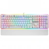 RAMPAGE KB-R96 ULTIMATE BEYAZ OPTİCAL SWİTCH FULL RGB VE METAL GÖVDELİ SU GEÇİRMEZ GAMİNG OYUNCU MEKANİK KLAVYE