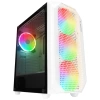 RAMPAGE ZUKO 600W 80+ BRONZE BEYAZ 4*14CM RAİNBOW FAN METAL PANEL TEMPER CAMLI OYUNCU KASASI