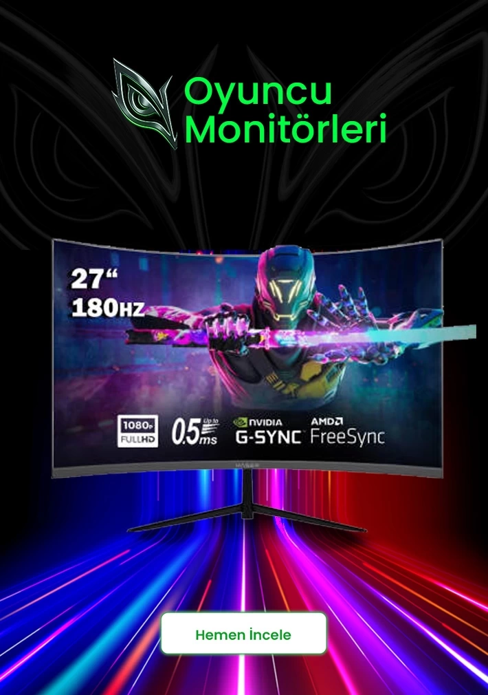 Ana Sayfa Oyuncu Monitörleri Banner