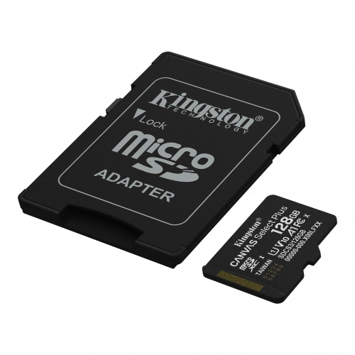 128GB KINGSTON MICROSD CANVAS SELECT PLUS A1 SDCS3/128GB