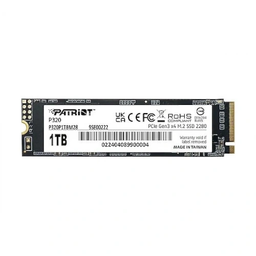 1TB PATRIOT P320 3000/2200MB/S NVME M.2 SSD