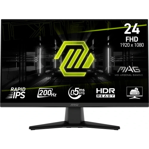 23.8 MSI MAG 242F 0.5MS 200HZ FLAT RAPID IPS FREESYNC MONITOR
