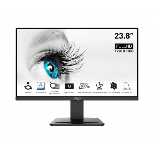 23.8 MSI PRO MP2412 FHD 1MS 100HZ FLAT VA