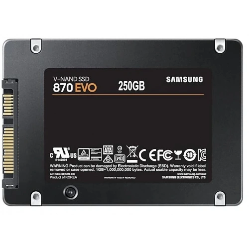 250GB SAMSUNG 870 560/530MB/s EVO MZ-77E250BW SSD