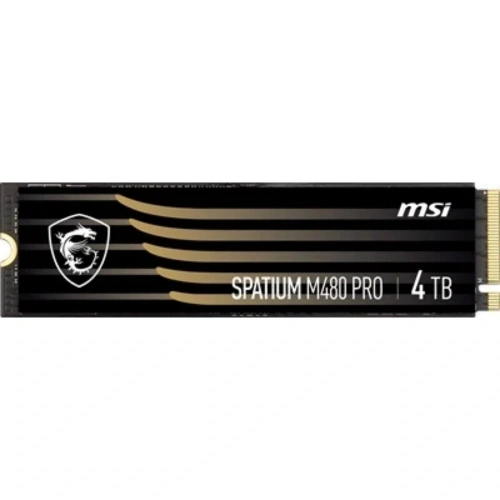 4TB MSI SPATIUM M480 PRO PCIE 4.0 NVME M.2 7400/7000MB/s