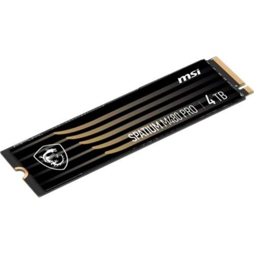 4TB MSI SPATIUM M480 PRO PCIE 4.0 NVME M.2 7400/7000MB/s