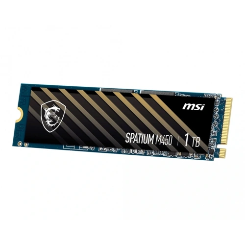500GB MSI SPATIUM M450 PCIE 4.0 NVME M.2 V1 3000/2000MB/s