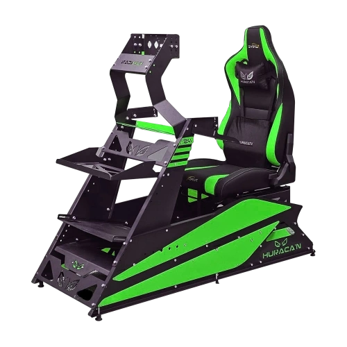 Huracan RS Premium Yarış Simülatörü Kokpiti-Yeşil