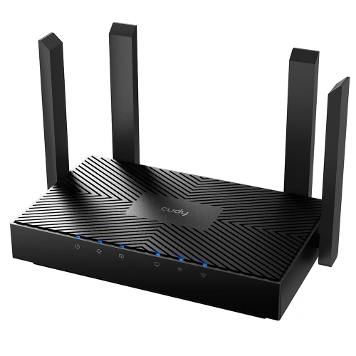 Cudy WR3000 AX3000 2.4GHz/5GHz 3000Mbps AP/RE/WISP 4*Gigabit Port MU-MIMO Kablosuz Wi-Fi 6 Router