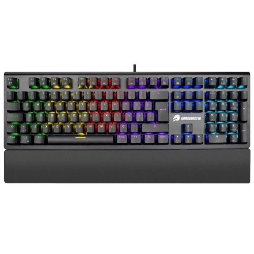 GameBooster G908 Bolt Rainbow Aydınlatmalı Red Switch Mekanik Bileklikli Oyun Klavyesi