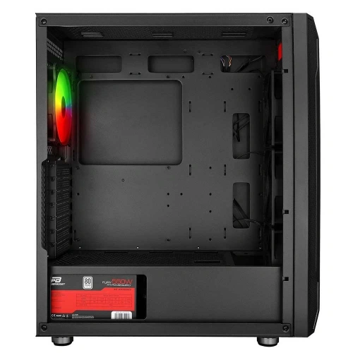 PowerBoost VK-G3701B 550w 80+ USB 3.0 ATX, ARGB Fan, Mesh+Stirp Siyah Kasa