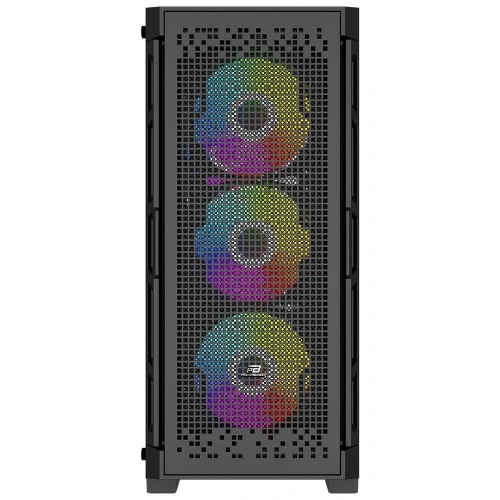 PowerBoost PB-PS7840B 600w USB 3.0 ATX Mesh Rainbow Fanlı Gaming Siyah Kasa