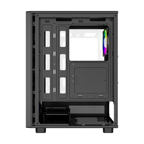 PowerBoost PB-A601B 600w 80+ ATX USB 3.0 Rainbow Fanlı Mesh Gaming Siyah Kasa