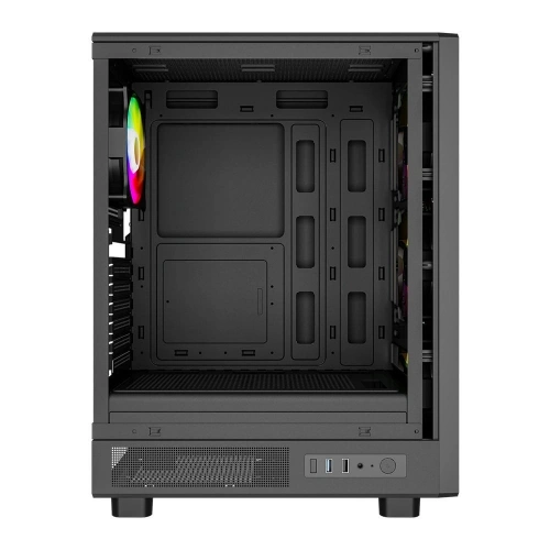 PowerBoost PB-A700B 750w 80+ Bronze ATX USB 3.0 Rainbow Fanlı Mesh Gaming Siyah Kasa