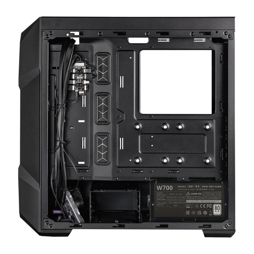 CM MasterBox TD500 V2 Siyah TG 700W 80+ ARGB 4x120mm Fanlı, Kristal Mesh Ön panelli MidTowerKasa