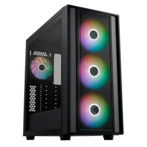 CM MasterBox 600 TG Mesh Siyah ARGB 3x14cm Fanı, Normal ve Back-Connect Anakart Destekli ATX Kasa