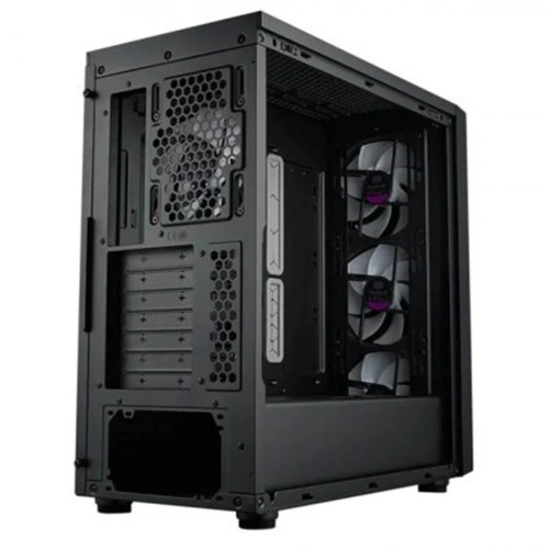 CM MasterBox 600 TG Mesh Siyah ARGB 3x14cm Fanı, Normal ve Back-Connect Anakart Destekli ATX Kasa
