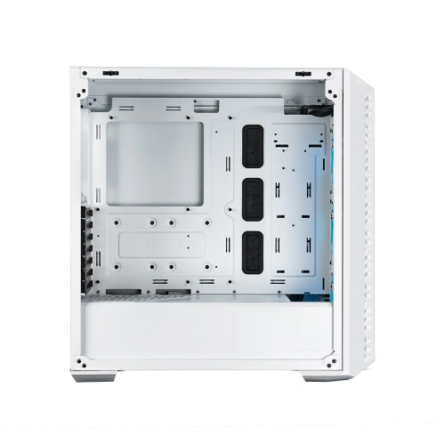 CM MasterBox 520 Beyaz Tempered Glass ARGB 4x120mm Fanlı, Mesh Ön Panel Pencereli MidTower Kasa