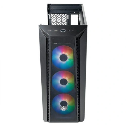 CM MasterBox 520 Siyah Tempered Glass ARGB 4x120mm Fanlı, Mesh Ön Panel Pencereli MidTower Kasa