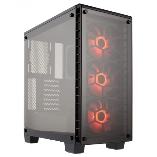 Corsair Crystal 460X RGB Fanlı Tempered Glass Pencereli ATX KASA (PSU YOK)