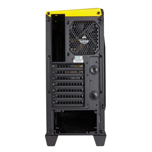 Corsair Carbide SPEC-Alpha Siyah/Sarı Pencereli Gaming Mid TOWER KASA ( PSU YOK )