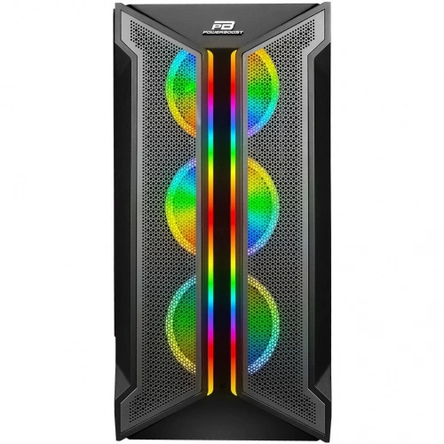 PowerBoost VK-Z002B USB 3.0 Mesh ARGB Ring Fanlı Gaming Kasa