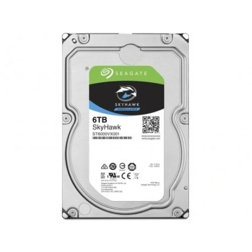 6TB SEAGATE SKYHAWK 256 MB 7/24 RV ST6000VX001