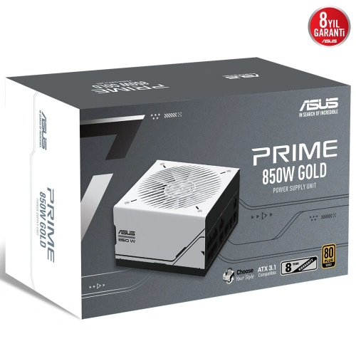ASUS PRIME AP-850G 80+ GOLD 850W PCIe 5.1 ATX 3.1