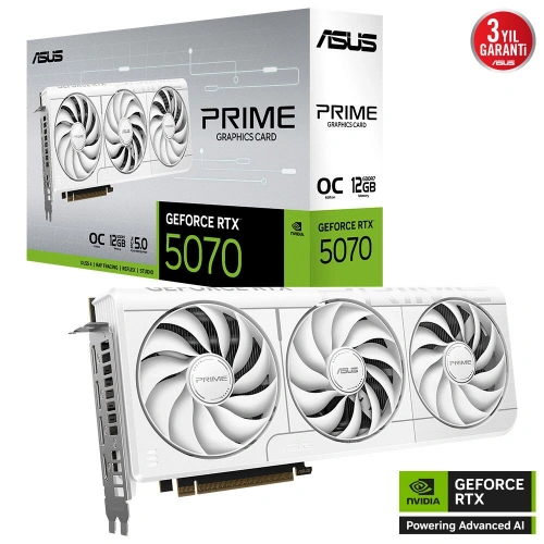 ASUS PRIME-RTX5070-O12G-WHITE 12GB 192BIT VGA