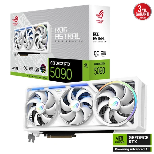 ASUS ROG-ASTRAL-RTX5090-O32G-WHITE  512BİT VGA