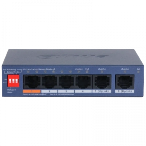 DAHUA CS4006-4ET2GT-60 4XFE-2XGE POE YÖNETİLEBİLİR SWİTCH