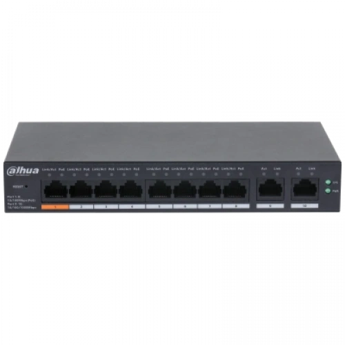 DAHUA CS4010-8ET-60 8XFE- 2XGE YÖNETİLEBİLİR POE SWITCH