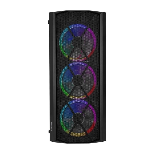 EVEREST BUMPY 4*12CM RGB FAN 600W APFC TEMPERED CAMLI ATX MİD-T GAMİNG OYUNCU KASASI