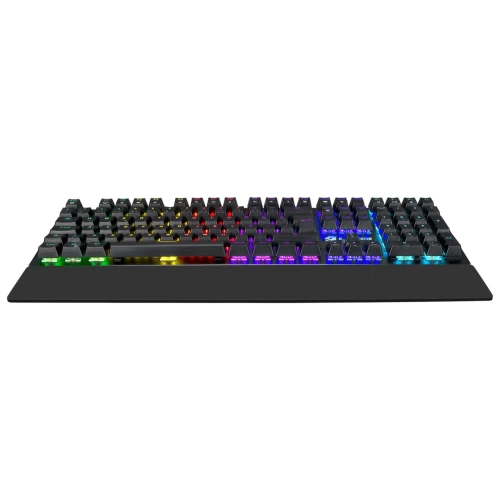 GAMEBOOSTER G908 BOLT RAİNBOW AYDINLATMALI RED SWİTCH MEKANİK BİLEKLİKLİ OYUN KLAVYESİ