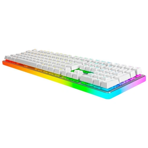 GameBooster G918 Fire Storm RGB Blue Switch Mekanik Beyaz Oyun Klavyesi
