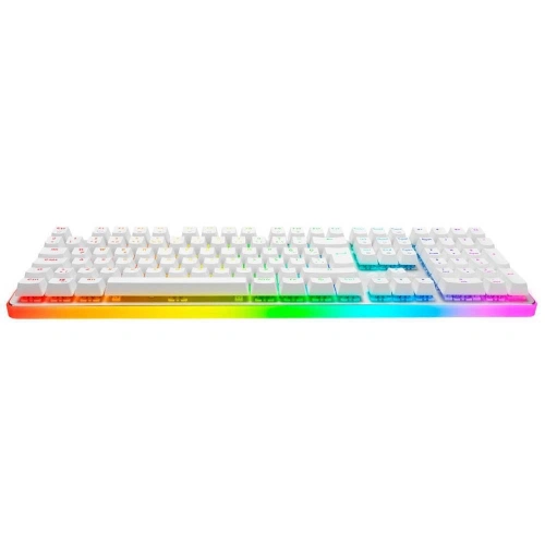 GameBooster G918 Fire Storm RGB Blue Switch Mekanik Beyaz Oyun Klavyesi