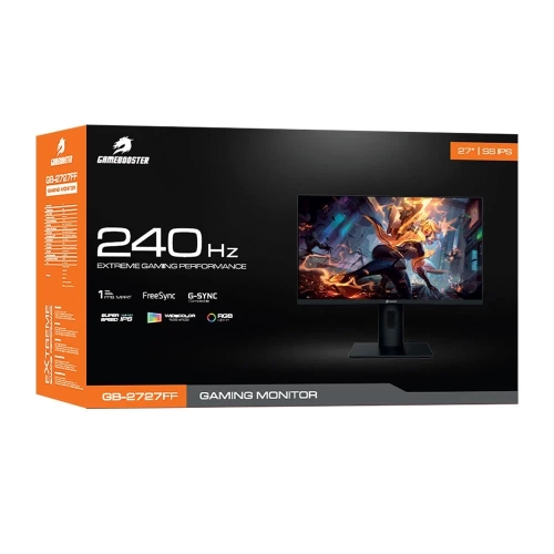 GAMEBOOSTER GB-2727FF 27 240HZ LG SS NANO IPS 1MS FHD FLAT OYNAR AYAK GAMİNG MONİTÖR