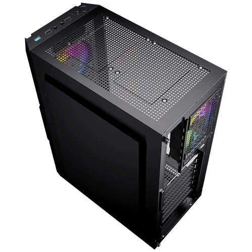 GAMEBOOSTER GB-PW908B USB 3.0, ATX MESH, FİXED RGB FAN, SİYAH KASA (PSU YOK)