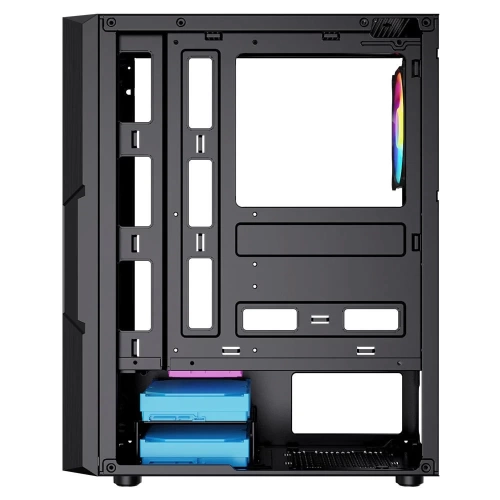 GAMEBOOSTER GB-PW908B USB 3.0, ATX MESH, FİXED RGB FAN, SİYAH KASA (PSU YOK)