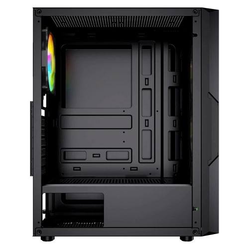 GAMEBOOSTER GB-PW908B USB 3.0, ATX MESH, FİXED RGB FAN, SİYAH KASA (PSU YOK)