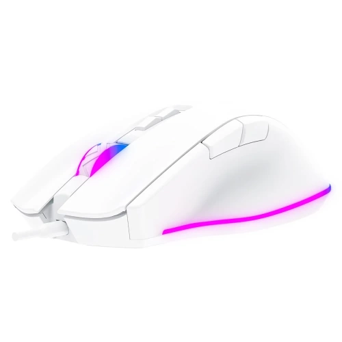 GAMEBOOSTER M16 MYTH RGB AYDINLATMALI BEYAZ PROFESYONEL GAMİNG MOUSE