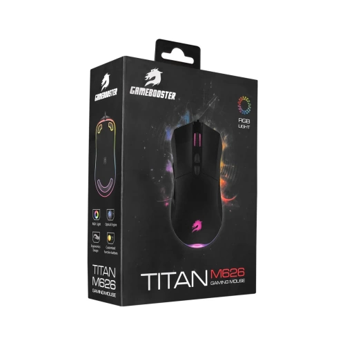 GAMEBOOSTER M626 TİTAN RGB AYDINLATMALI PROFESYONEL OYUNCU MOUSE